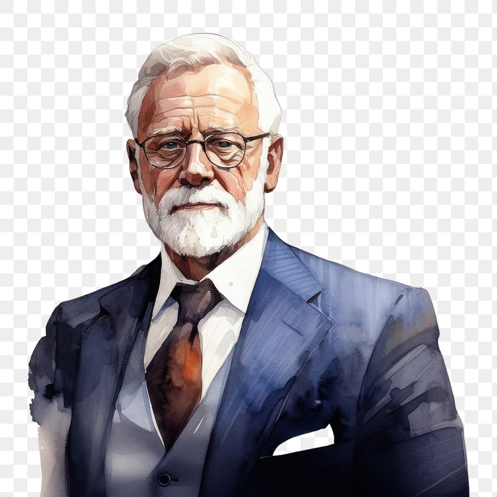 PNG Portrait glasses blazer adult. AI generated Image by rawpixel.