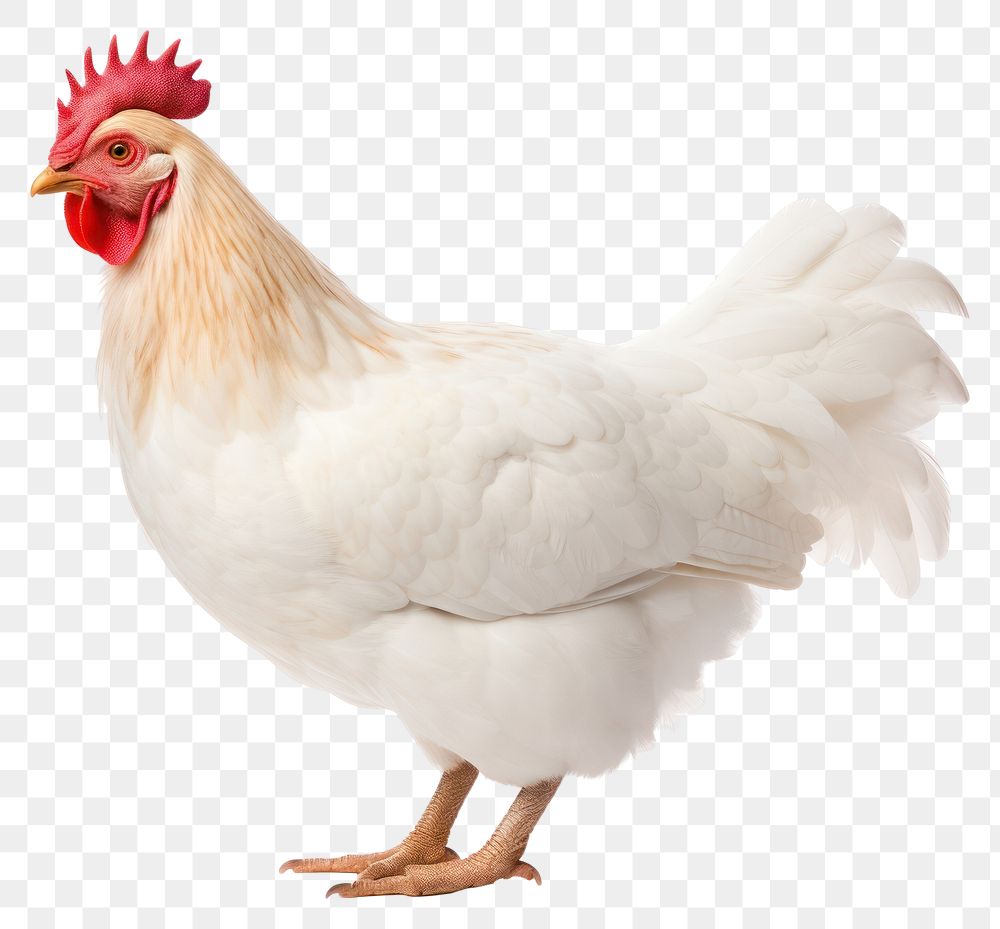 PNG Chicken poultry animal white