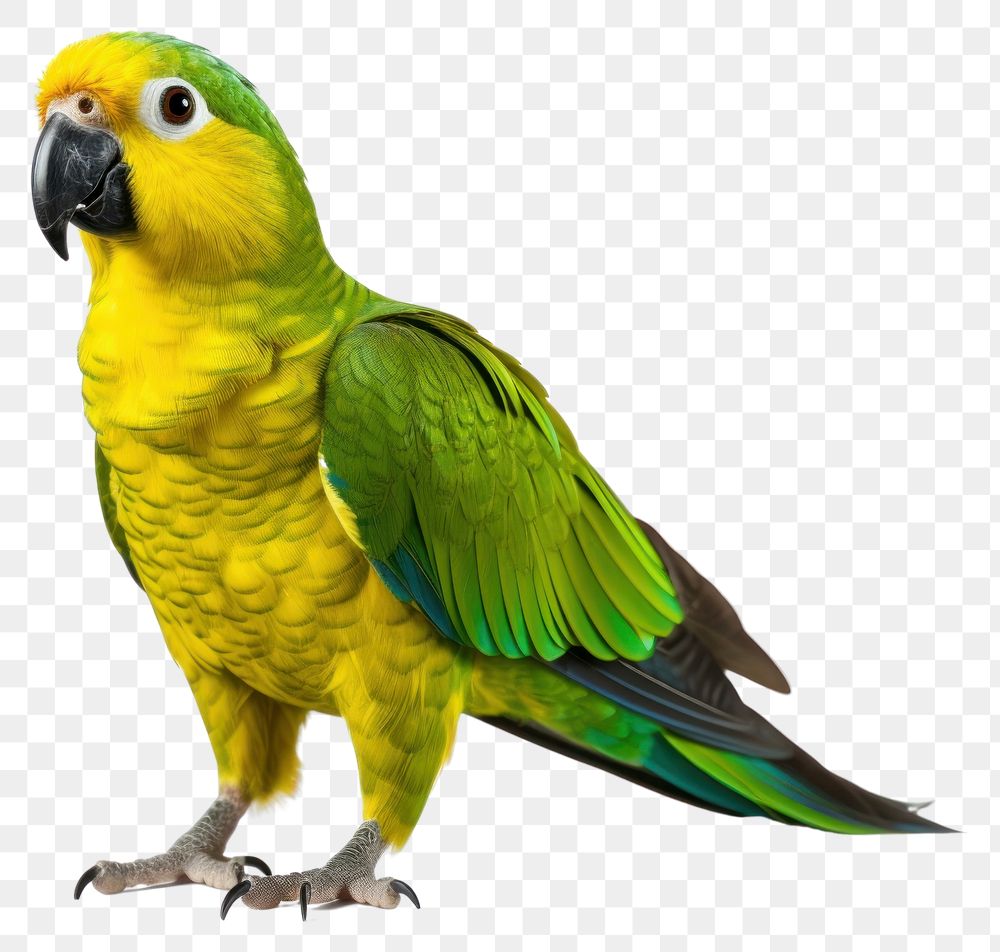 PNG Parrot animal yellow bird. AI generated Image by rawpixel.
