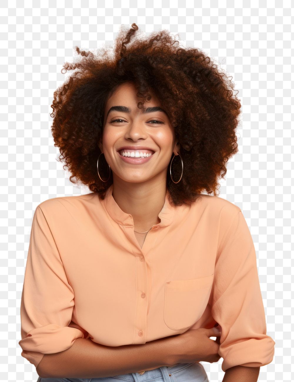 PNG Laughing portrait adult women. AI generated Image by rawpixel.