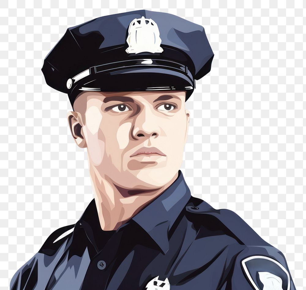 PNG Officer portrait adult police officer. AI generated Image by rawpixel.