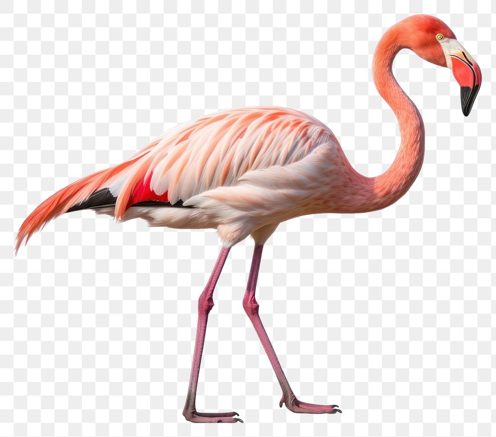 PNG Flamingo animal bird spoonbill. AI generated Image by rawpixel.