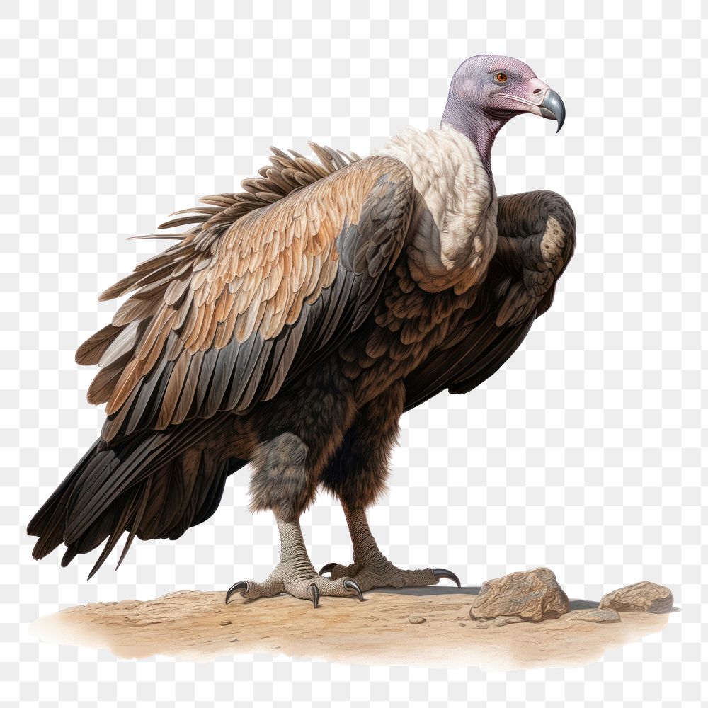 Vulture animal condor bird. AI generated Image by rawpixel.