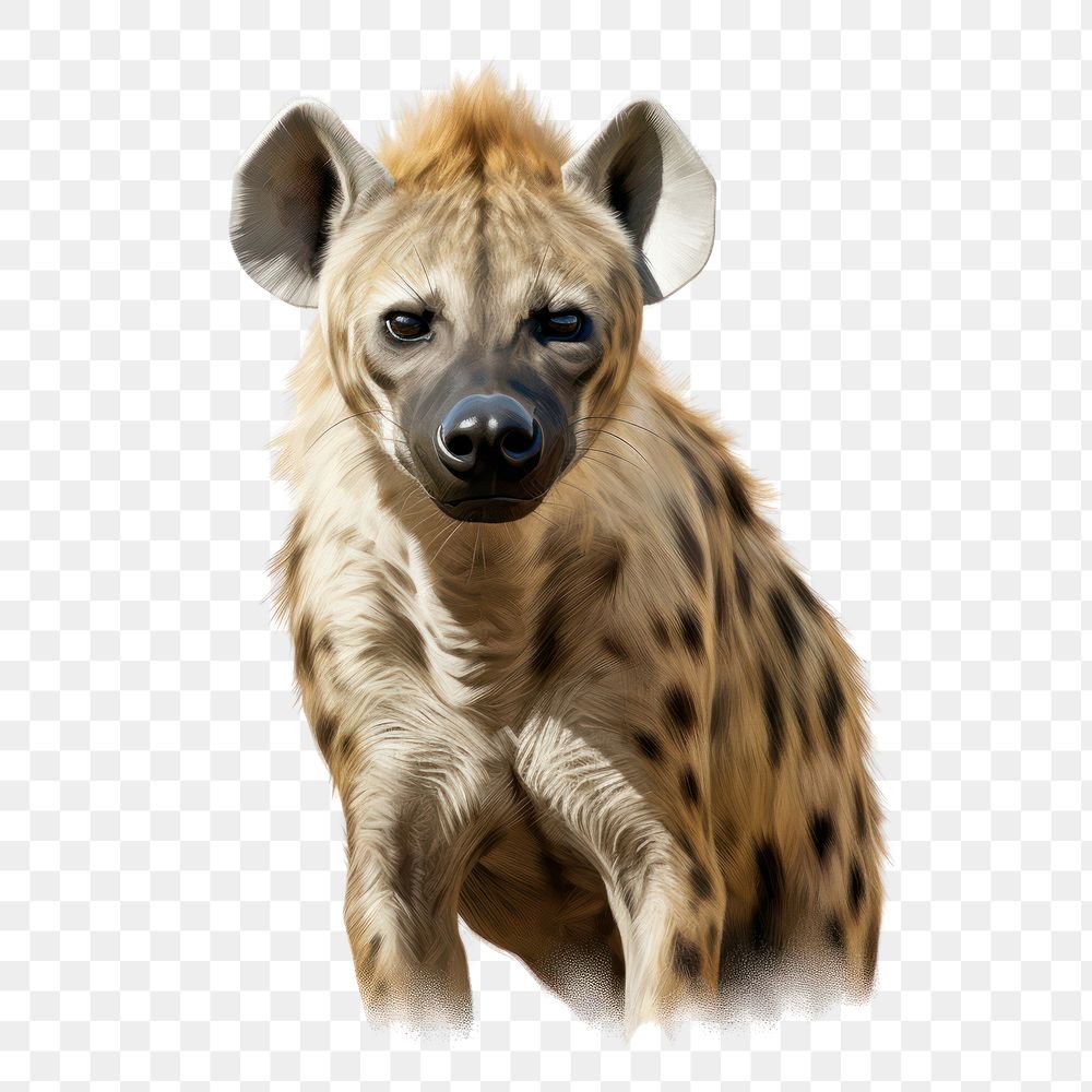 Wildlife animal mammal hyena. AI generated Image by rawpixel.