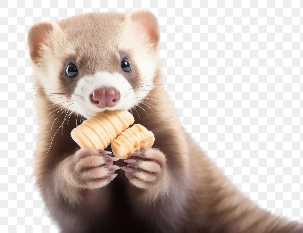 PNG Mammal animal rodent ferret. AI generated Image by rawpixel.