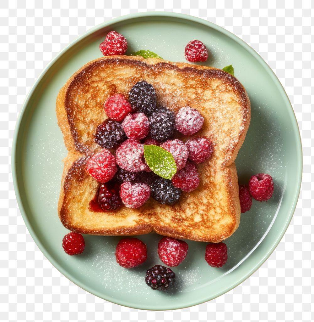 PNG Food breakfast raspberry berries transparent background