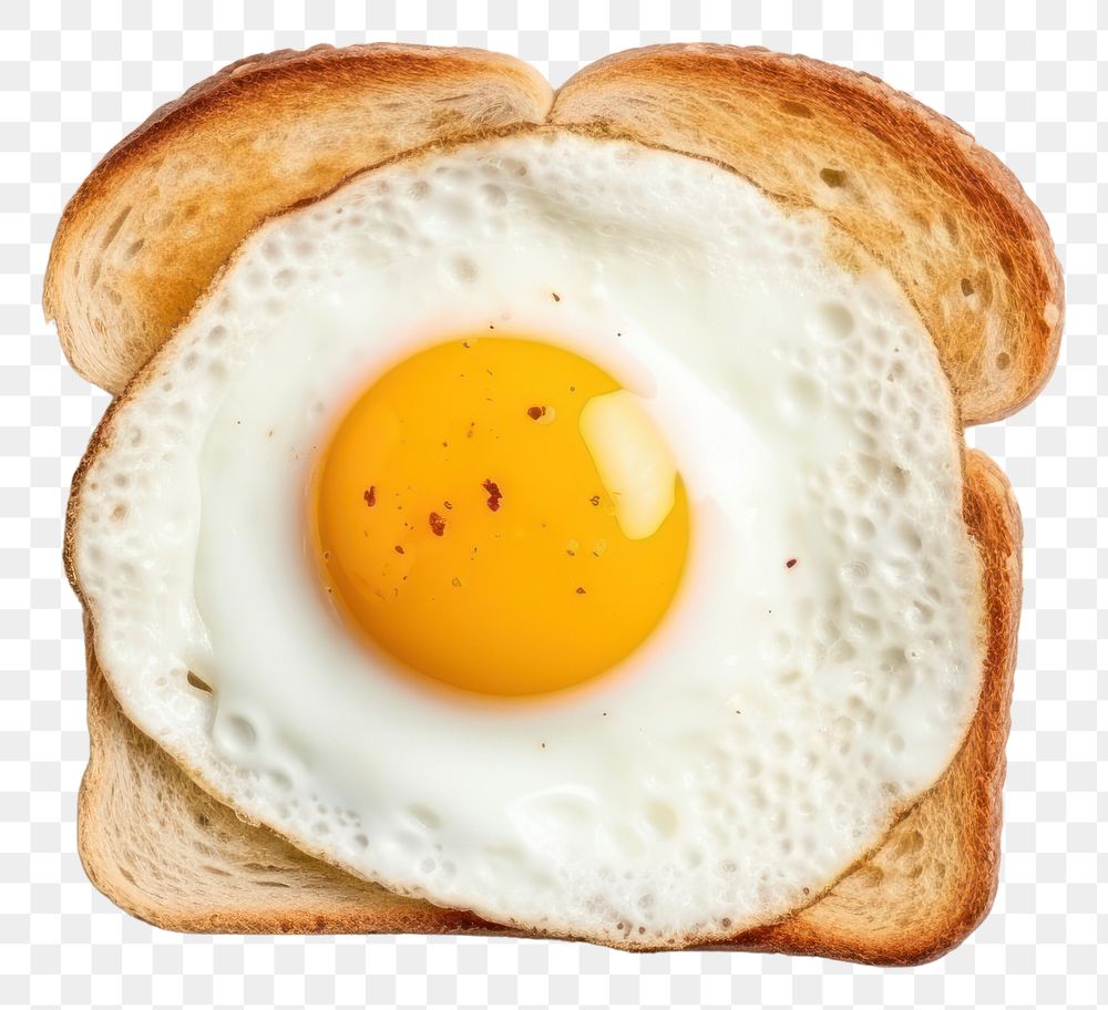 PNG Egg bread fried food transparent background