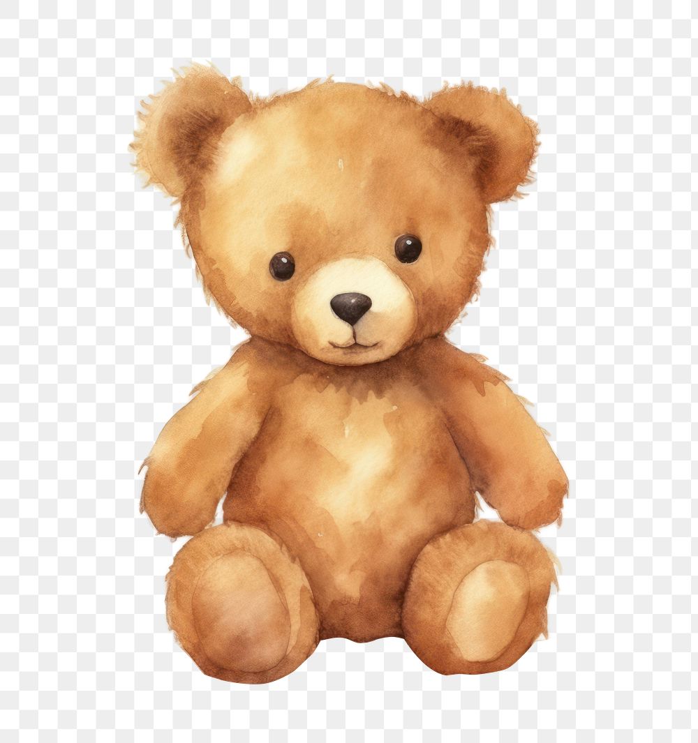 PNG Toy cute bear representation. AI generated Image by rawpixel.
