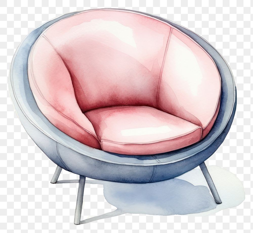 PNG Chair furniture armchair relaxation. AI generated Image by rawpixel.