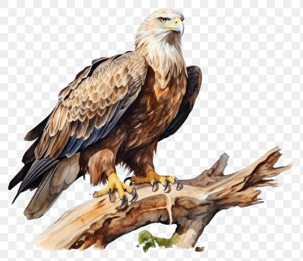 PNG Buzzard animal eagle bird. AI generated Image by rawpixel.