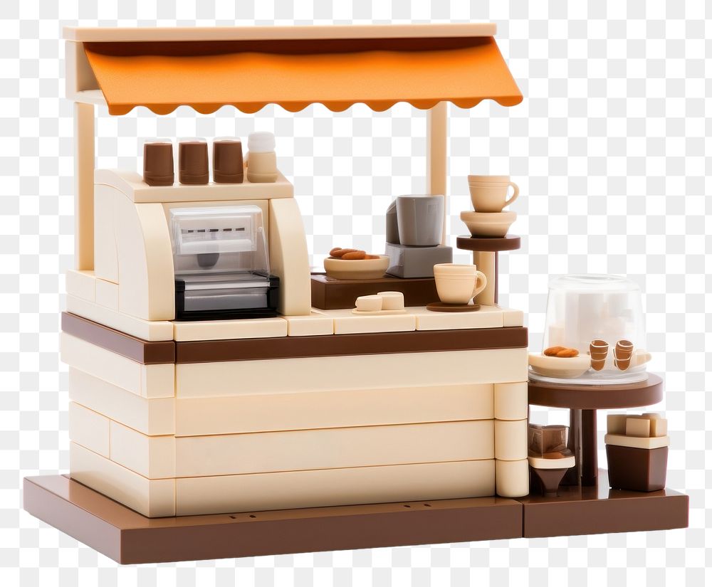 PNG Table kiosk architecture dollhouse. AI generated Image by rawpixel.