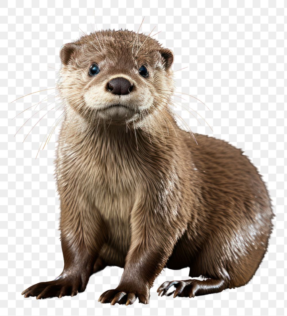 PNG Wildlife animal mammal otter. 