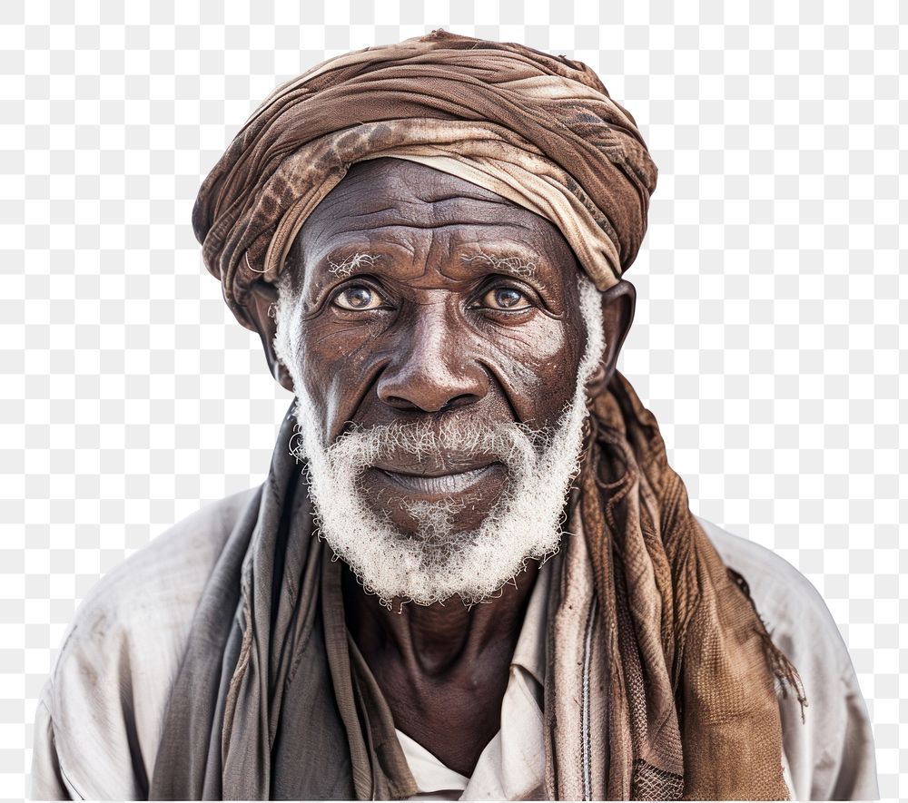 PNG Portrait turban adult photography. AI generated Image by rawpixel.