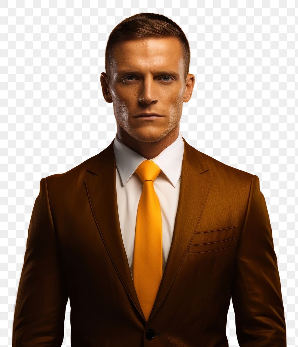 PNG Portrait necktie blazer tuxedo. AI generated Image by rawpixel.