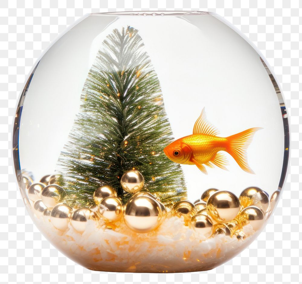 PNG Fish christmas tree transparent background. AI generated Image by rawpixel.