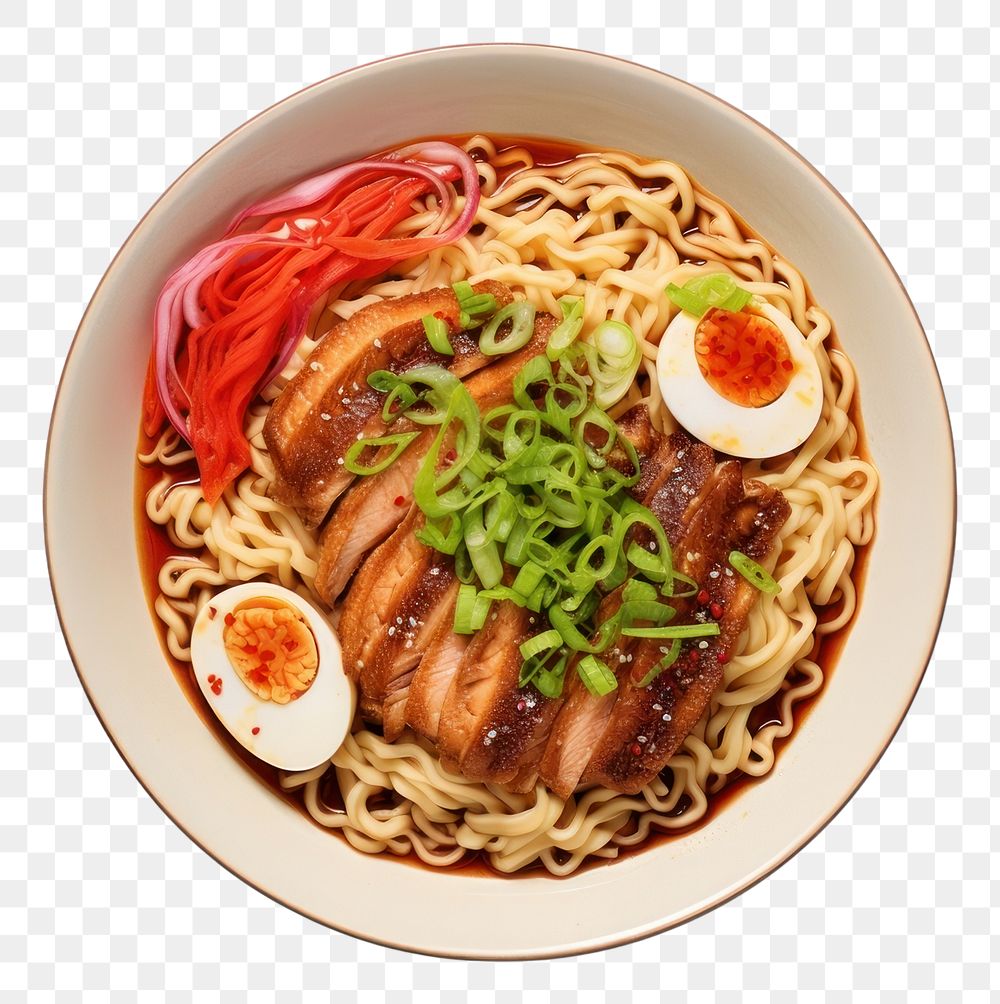 PNG Noodle meal food dish. AI generated Image by rawpixel.