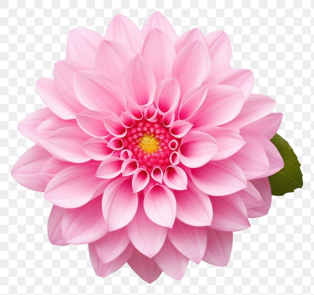 PNG Flower dahlia plant pink. AI generated Image by rawpixel.