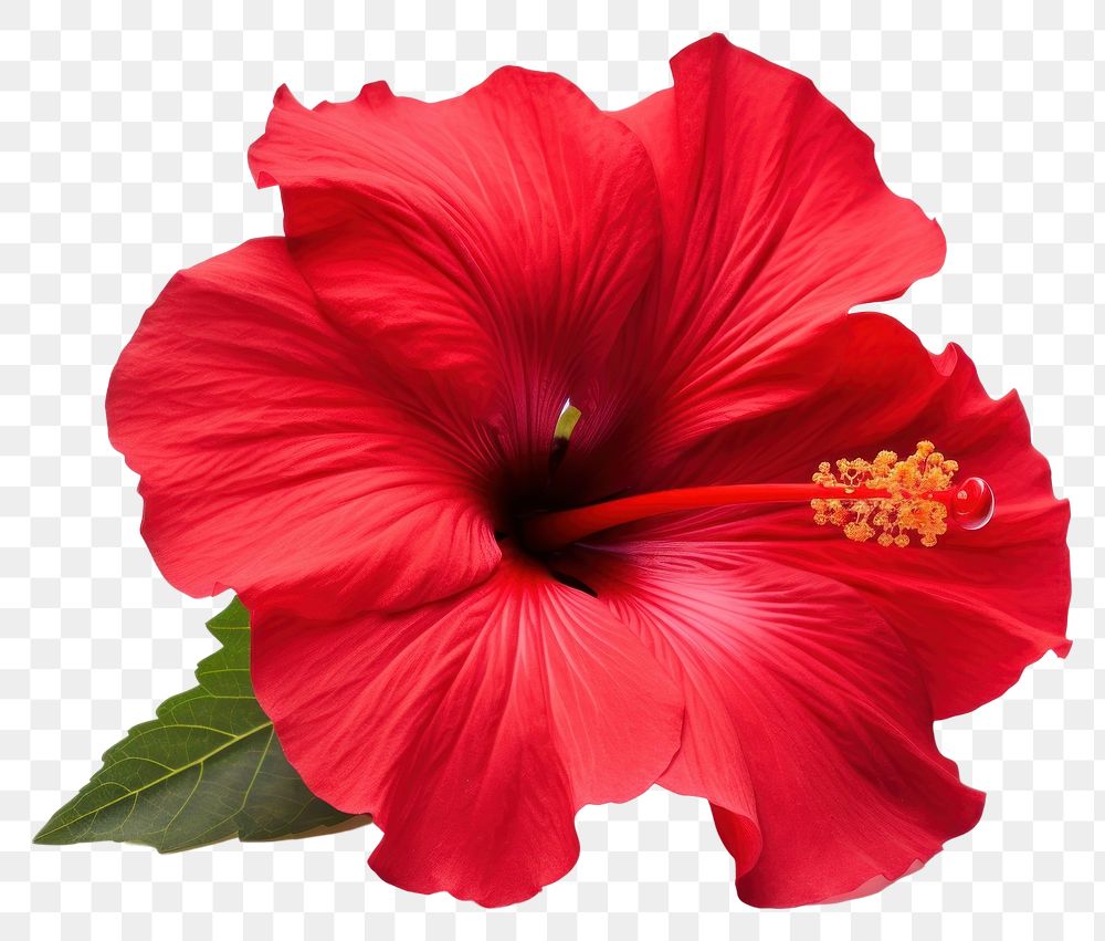 PNG Hibiscus flower plant red