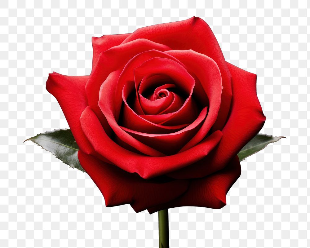 PNG Rose flower plant red. AI generated Image by rawpixel.