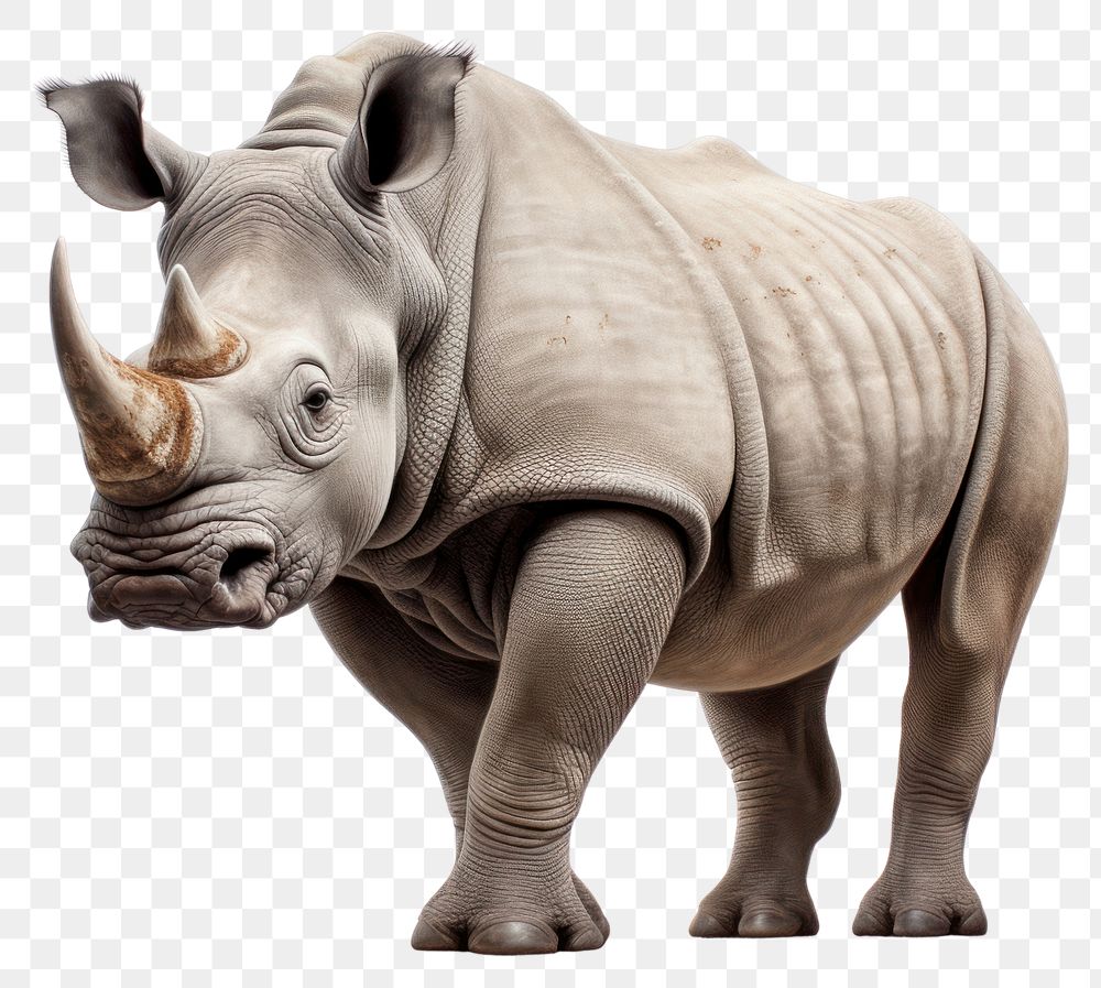 PNG Wildlife animal mammal rhinoceros. AI generated Image by rawpixel.