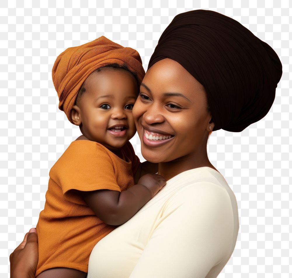 PNG Portrait turban baby affectionate. AI generated Image by rawpixel.