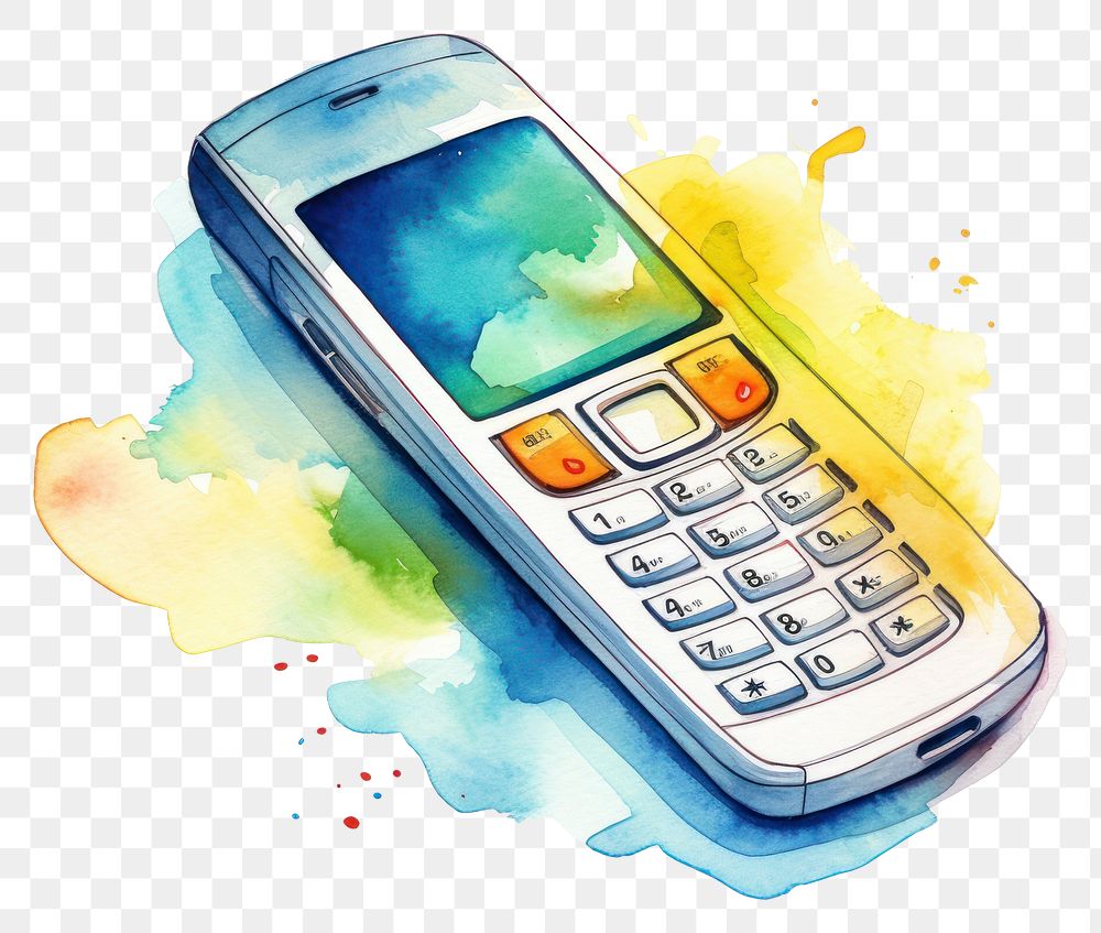 PNG Phone white background mobile phone electronics. AI generated Image by rawpixel.