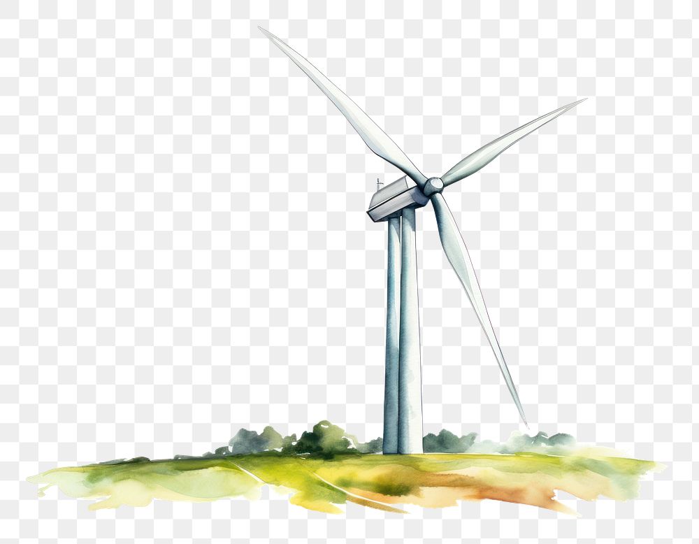PNG Turbine machine electricity agriculture. AI generated Image by rawpixel.