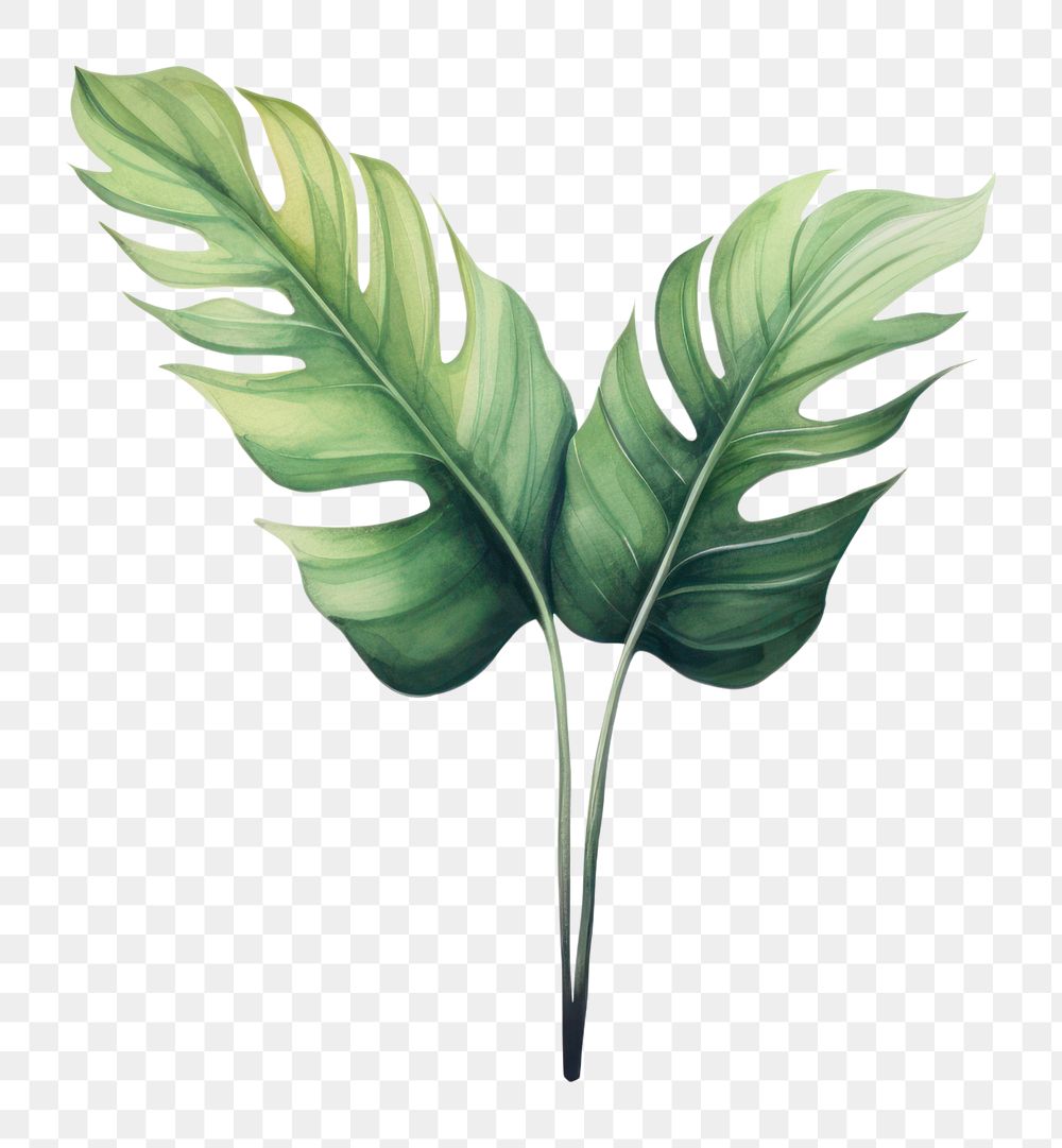 PNG Plant leaf white background | Premium PNG - rawpixel