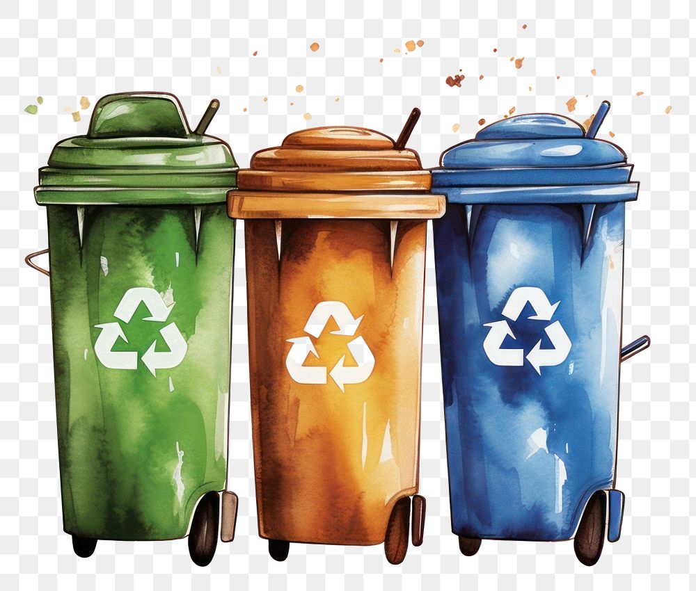 PNG Container pollution recycling garbage. AI generated Image by rawpixel.