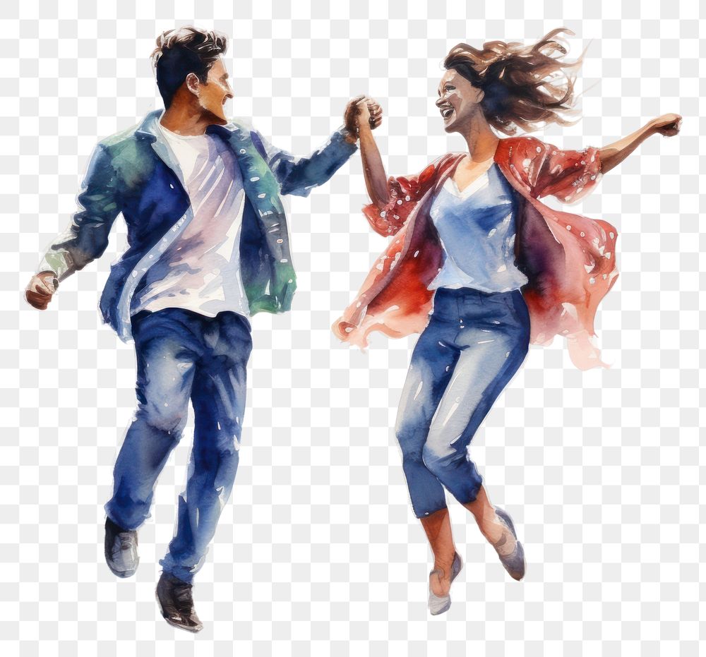 PNG Footwear dancing adult togetherness. AI generated Image by rawpixel.