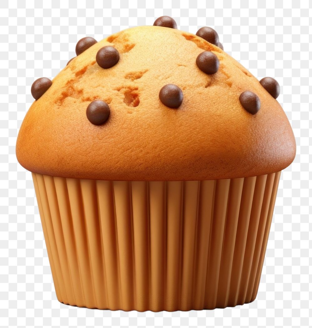 PNG Muffin dessert cupcake food. AI generated Image by rawpixel.