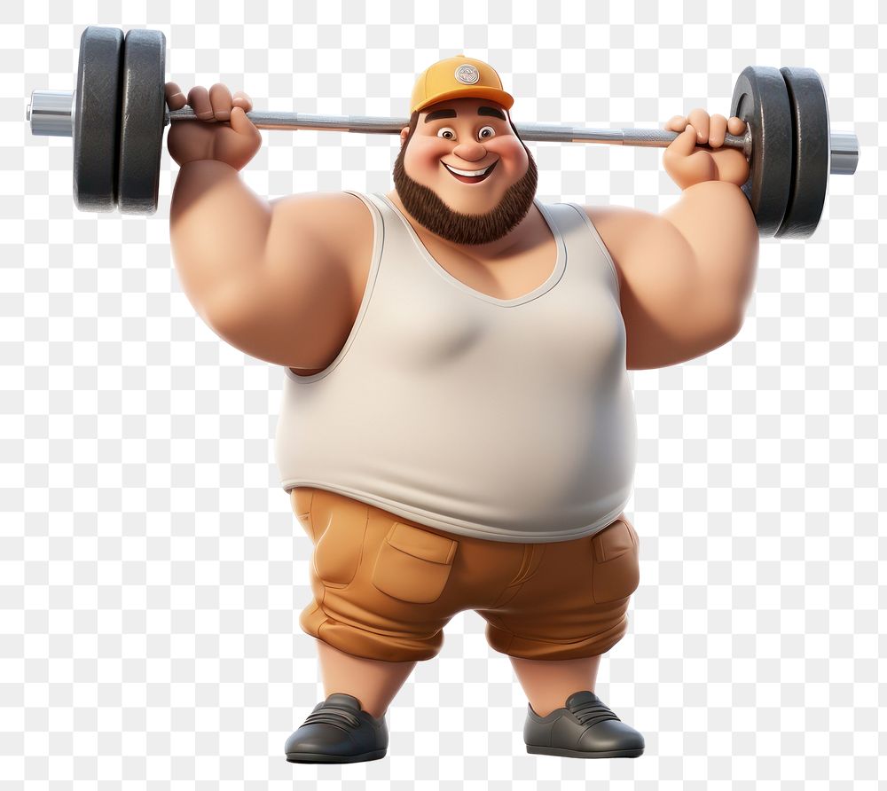 PNG Cartoon sports adult gym. AI generated Image by rawpixel.