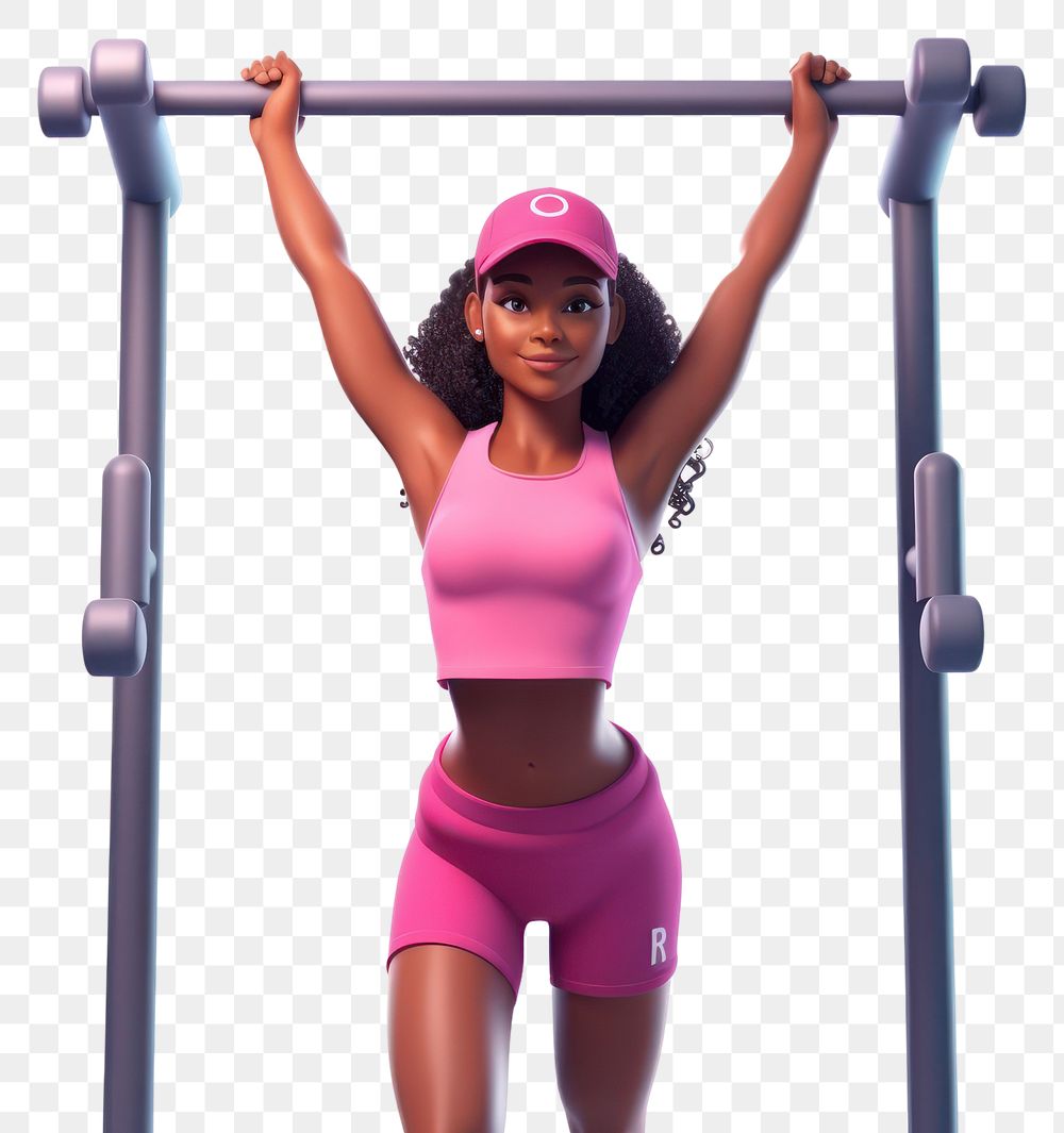 PNG Sports exercising adult woman. AI generated Image by rawpixel.