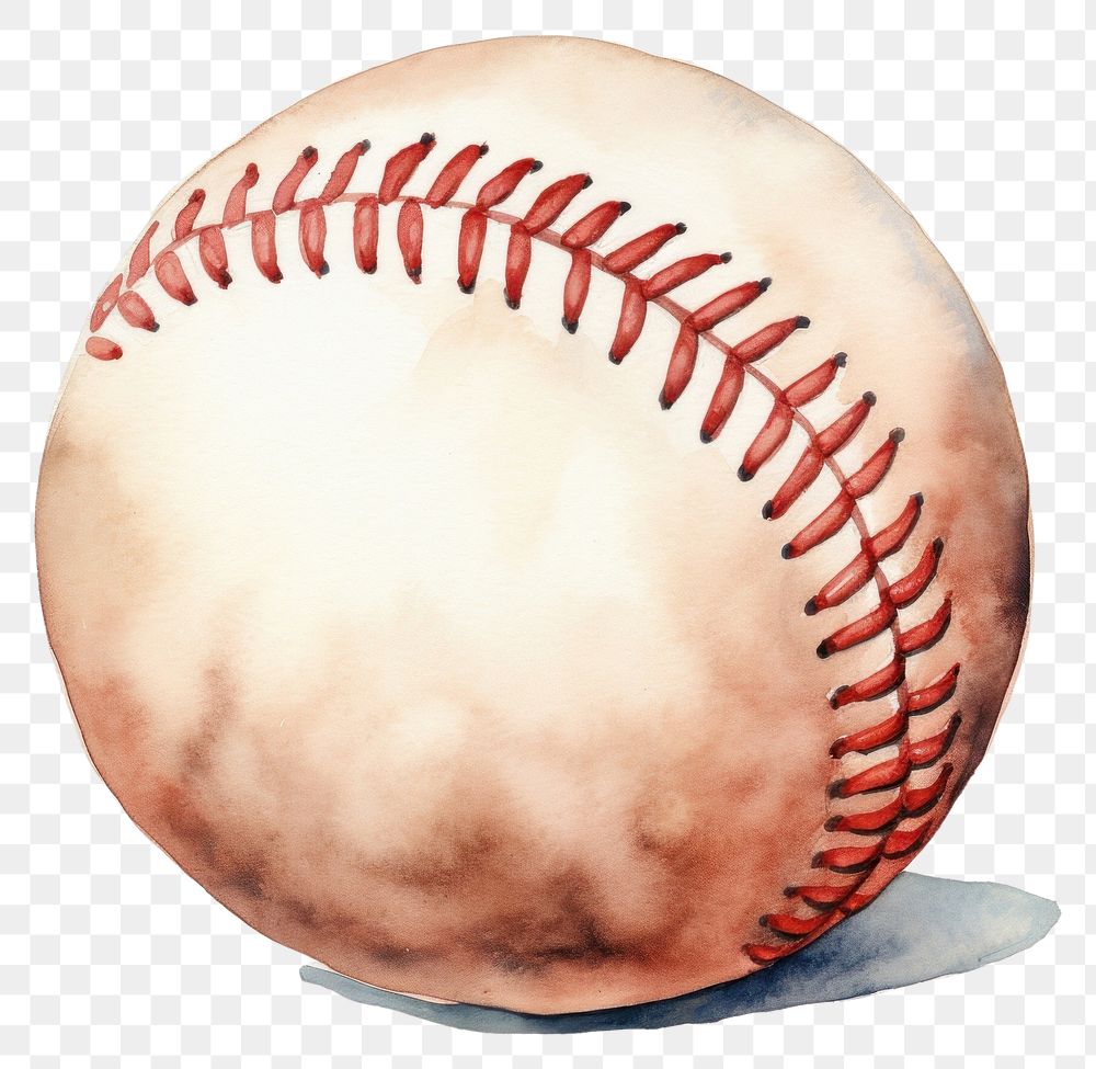 PNG Baseball sphere sports white background. AI generated Image by rawpixel.