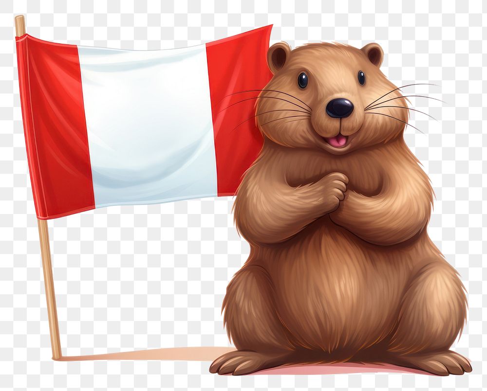 PNG Mammal rodent flag patriotism. AI generated Image by rawpixel.