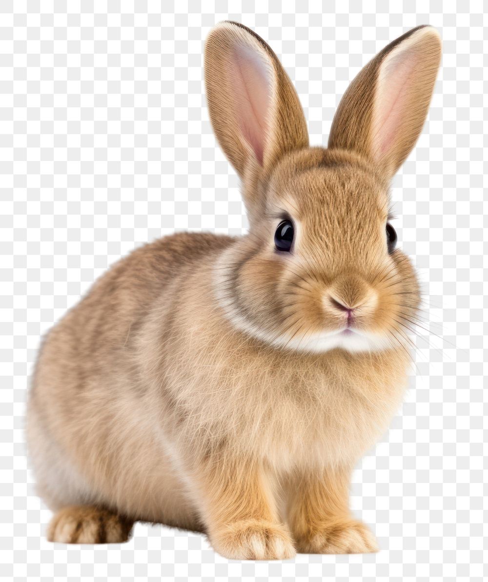 PNG Animal mammal rodent bunny. AI generated Image by rawpixel.