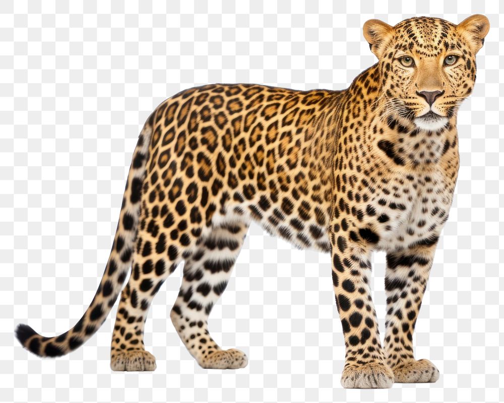 PNG Leopard wildlife cheetah animal. 