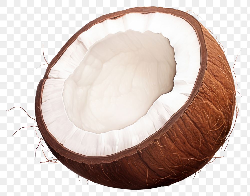 PNG Coconut eggshell produce diaper. AI generated Image by rawpixel.