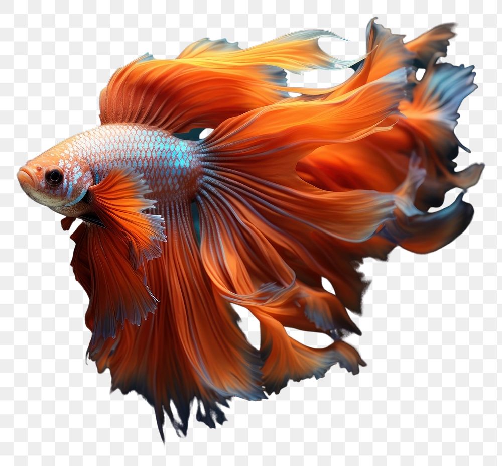 PNG Goldfish aquatic animal underwater. AI generated Image by rawpixel.