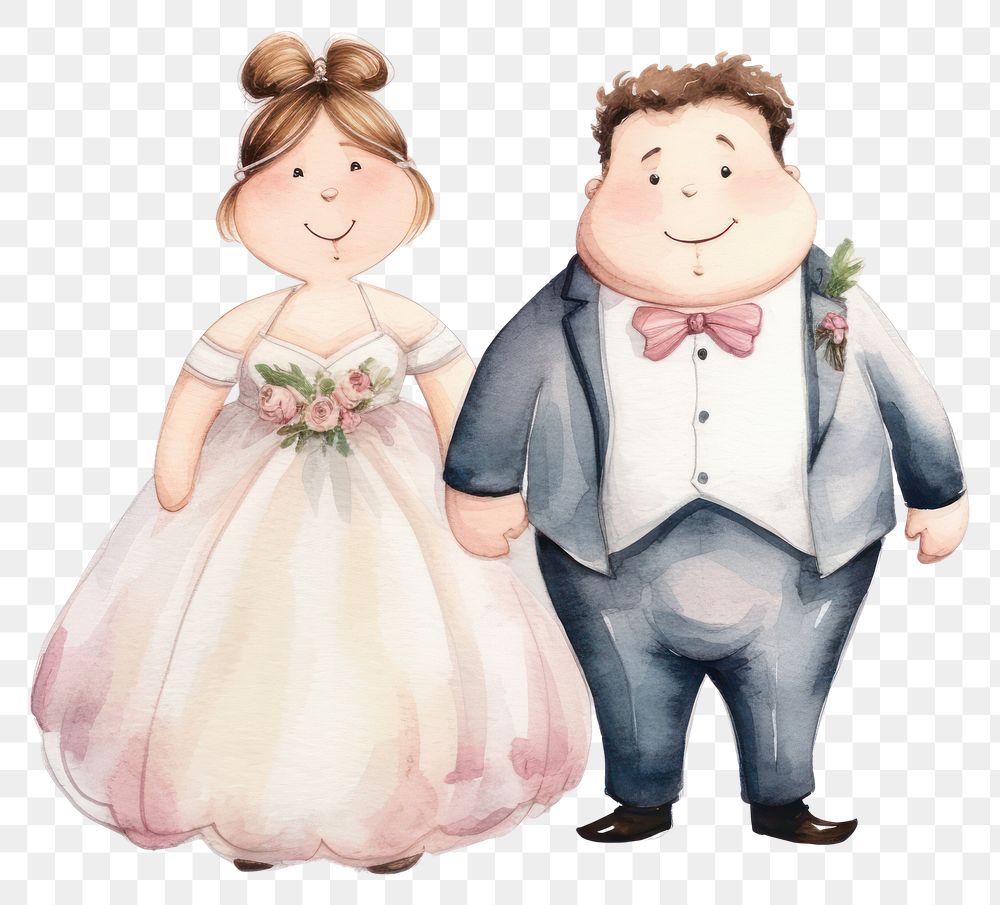 PNG Wedding cartoon togetherness celebration. AI generated Image by rawpixel.