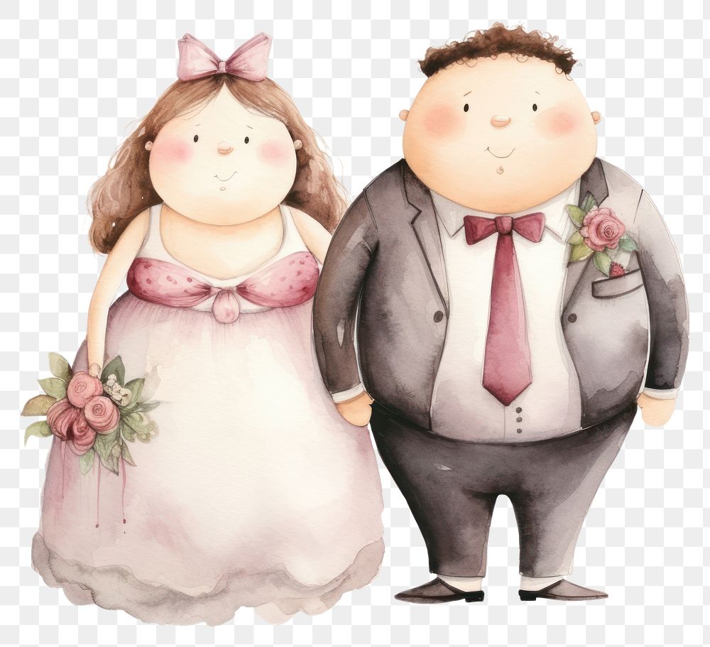 PNG Wedding cartoon togetherness celebration. AI generated Image by rawpixel.