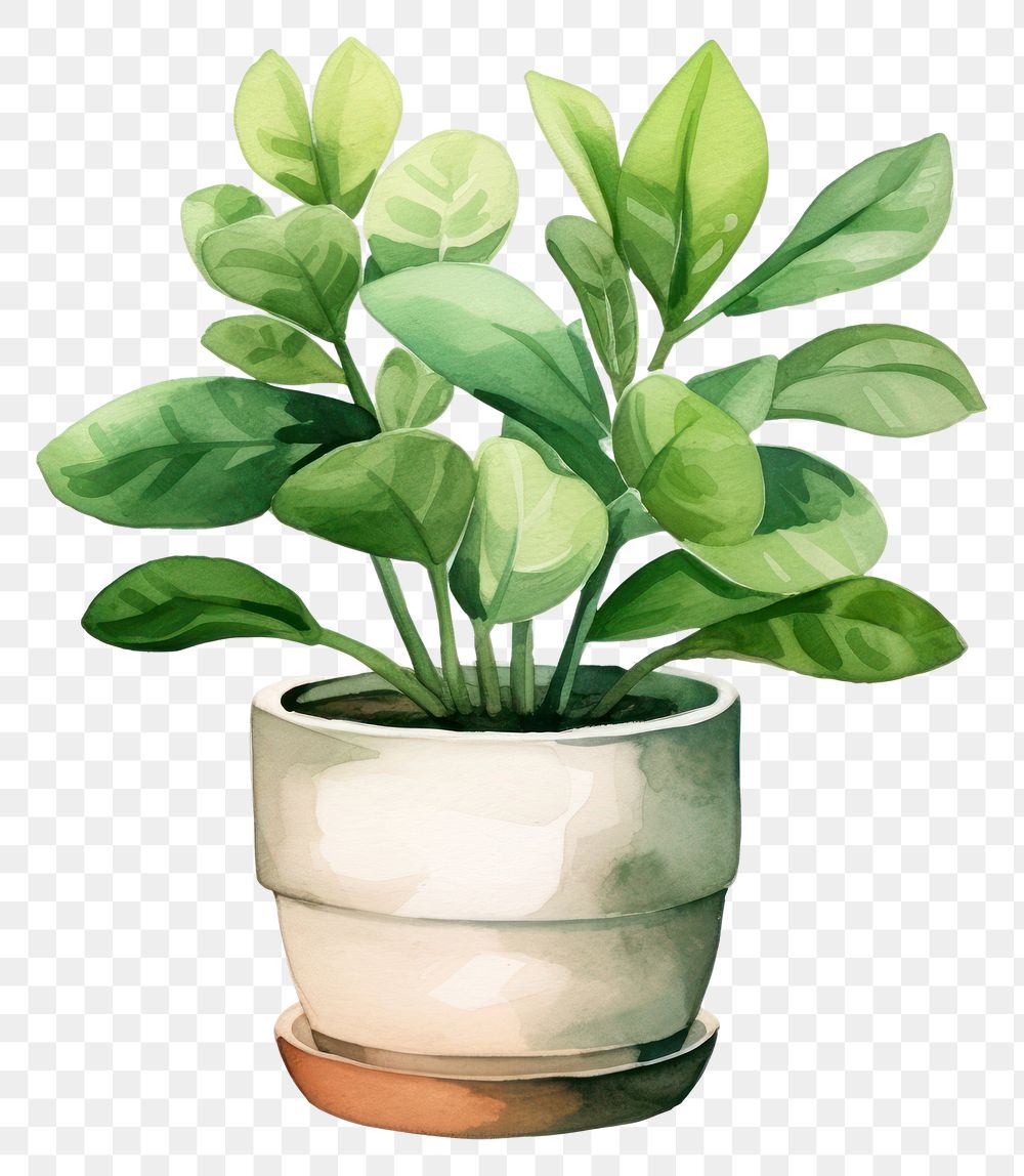 PNG Plant leaf vase houseplant. 