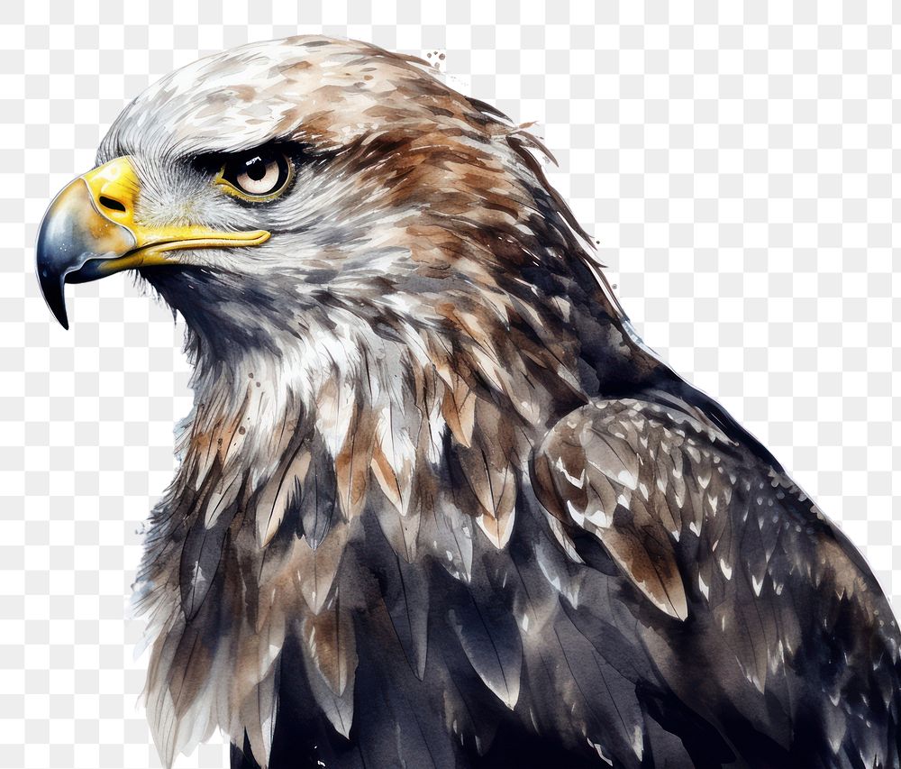 PNG Buzzard animal eagle bird. AI generated Image by rawpixel.