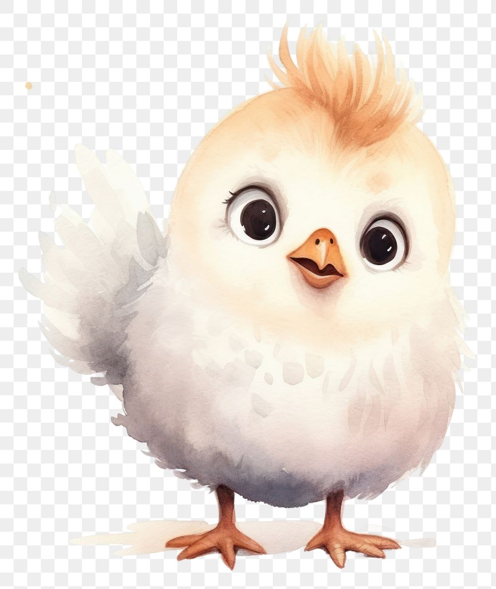 PNG Animal bird cartoon chicken. AI generated Image by rawpixel.