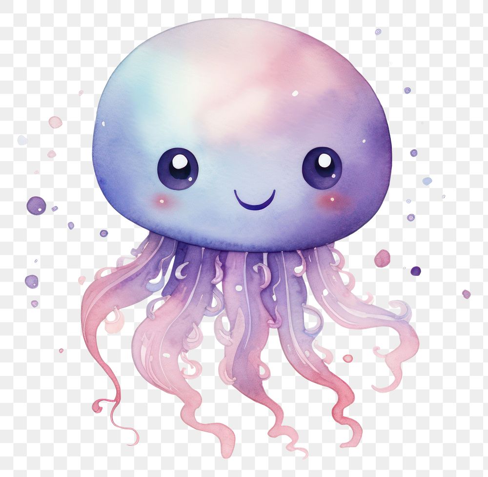 PNG Transparent jellyfish animal nature. AI generated Image by rawpixel.