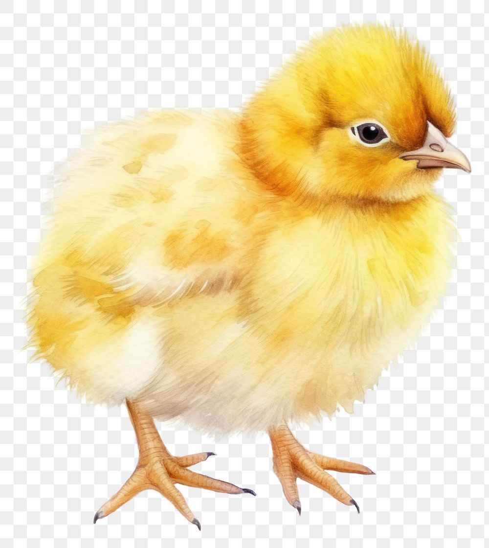 PNG Chicken poultry animal yellow. AI generated Image by rawpixel.