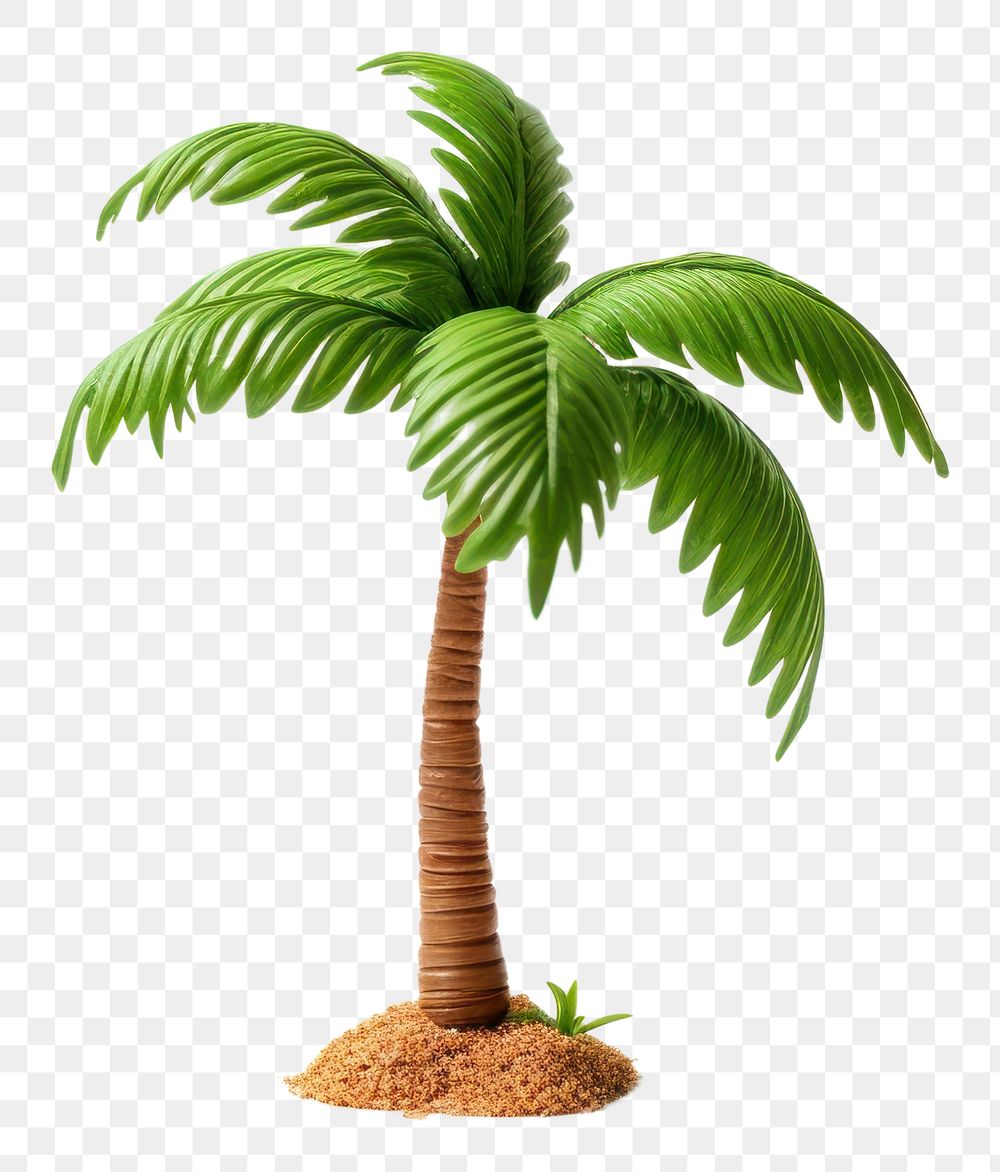 PNG Tree coconut plant leaf. AI generated Image by rawpixel.