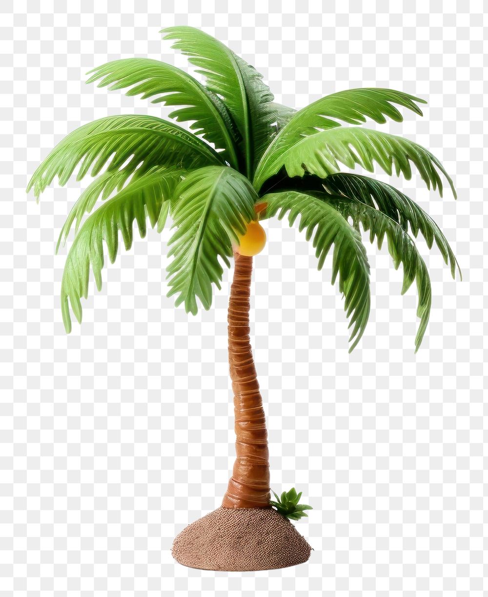 PNG Tree coconut plant leaf. AI generated Image by rawpixel.