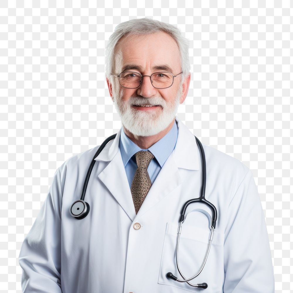 PNG Glasses doctor adult stethoscope. AI generated Image by rawpixel.