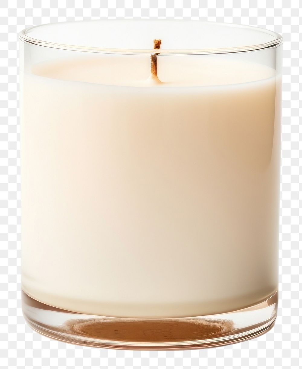 PNG Candle drink milk transparent background. AI generated Image by rawpixel.